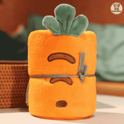 Chăn mền gấu bông cà rốt